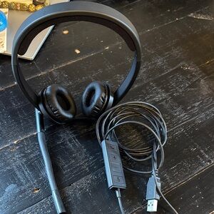 Logitech Black USB Headset with Microphone